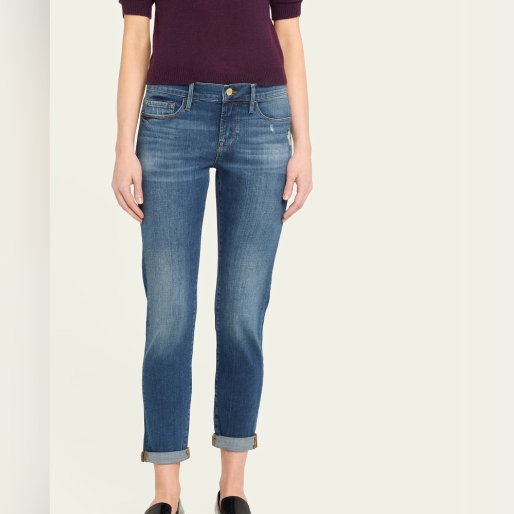 🌀FRAME women’s Le Garçon Crop jeans